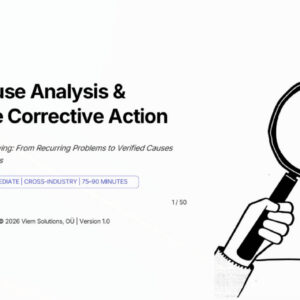 Root Cause Analysis & Effective Corrective Action - Complete Training Package
