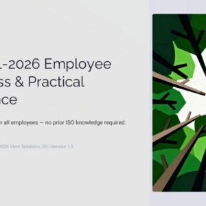 ISO 14001-2026 Employee Awareness & Practical Compliance - Complete Training Package